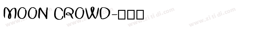 MOON CROWD字体转换